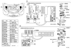 Engine Fuse Box Block 82741-28020 for Toyota Alphard