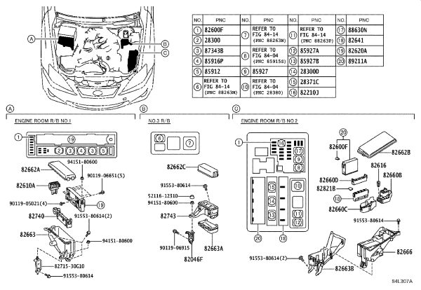 Integrated Relay 1 82641-30250 for Toyota Crown