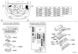 Center (Left) in Engine Compartment Fuse Box 82666-76250 for Toyota C-HR