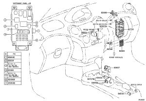 Connector 3 82666-52010 for Toyota XA