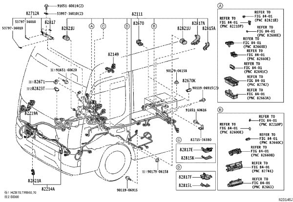 No.1 Junction Box Assembly 82671-28010 for Toyota Model-F