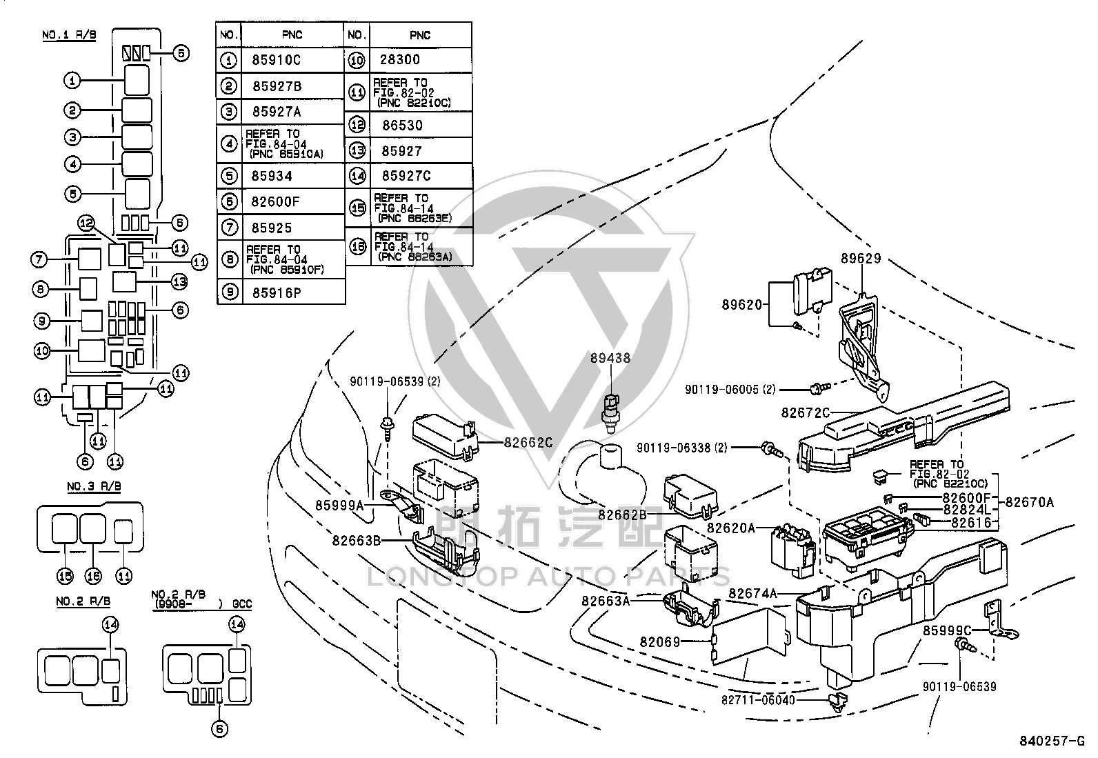 Junction Box Cover 82674-06010 for Toyota MARK 2 WG
