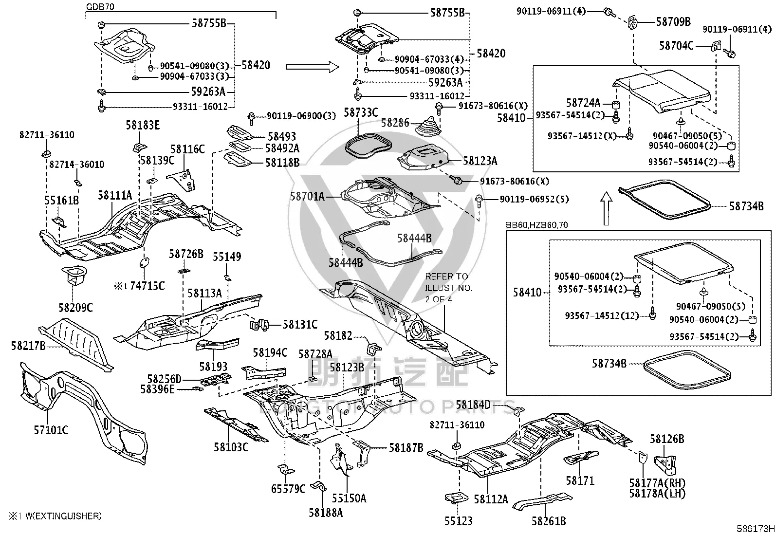 Clamp Wiring Harness 82711-36110 for Toyota Coaster, Land Cruiser 100 & Coaster Fuelcell