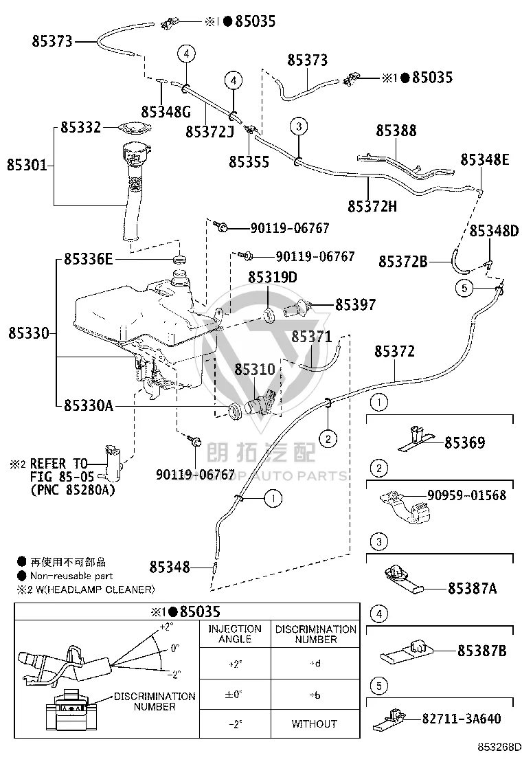 Rainfall Sensor 85397-52100 for Toyota Camry