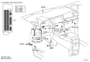 Body Control Module 89220-58091 for Toyota Alphard