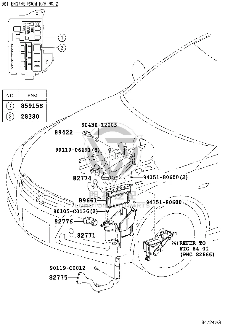 Engine Control Module 89661-0P060 for Toyota Reiz
