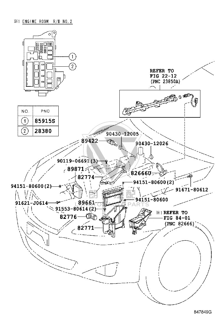 Engine Control Module 89661-53K60 for Lexus IS250
