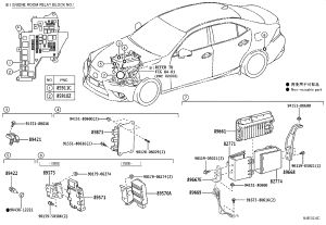 Fuel Pump Control Unit 89571-58010 for Toyota Alphard