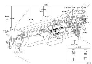 Wiring Harness Connector 82824-28180 for Toyota Avensis