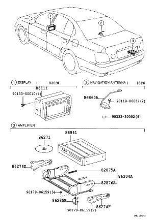 ECU 6 Integrated Bracket Guide 82876-22010 for Toyota CELSIOR