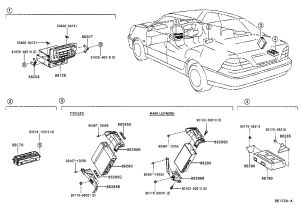 Stereo Components Tuner Assembly 86180-50112 for Lexus LS430