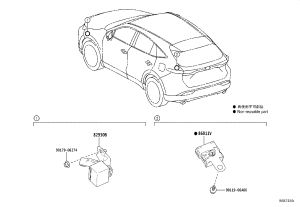 Capacitor 82930-42020 for Toyota Harrier