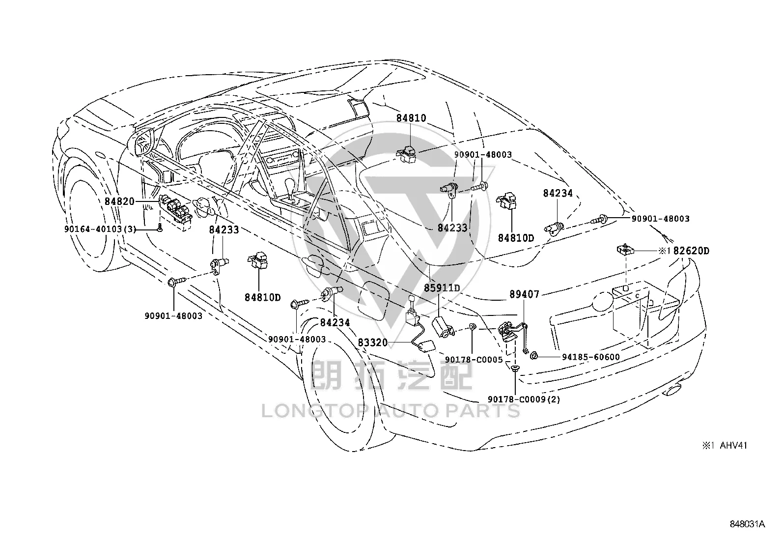 Fuel Position Sensor 83320-06080 for Toyota Camry