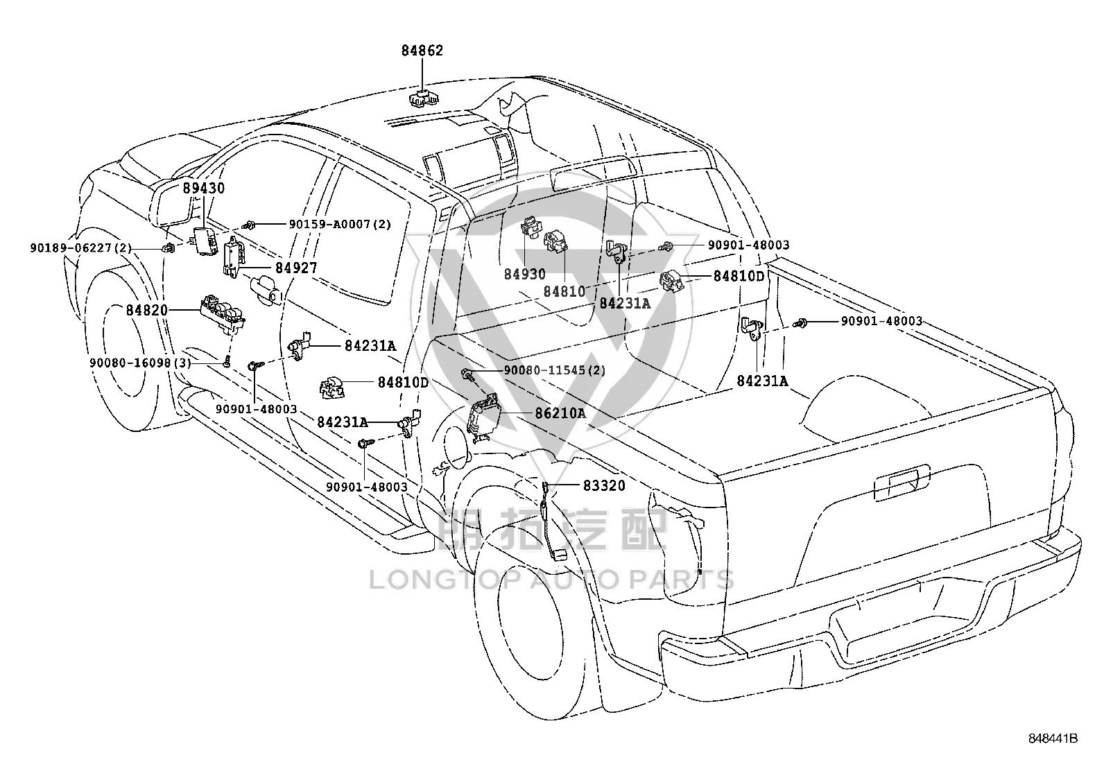 Fuel Position Sensor 83320-0C030 for Toyota Tundra