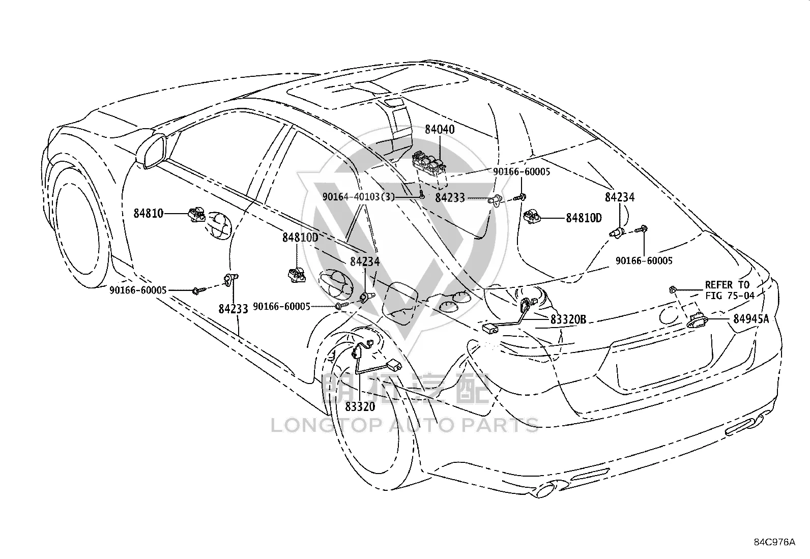 Fuel Position Sensor 83320-30540 for Toyota MARK X