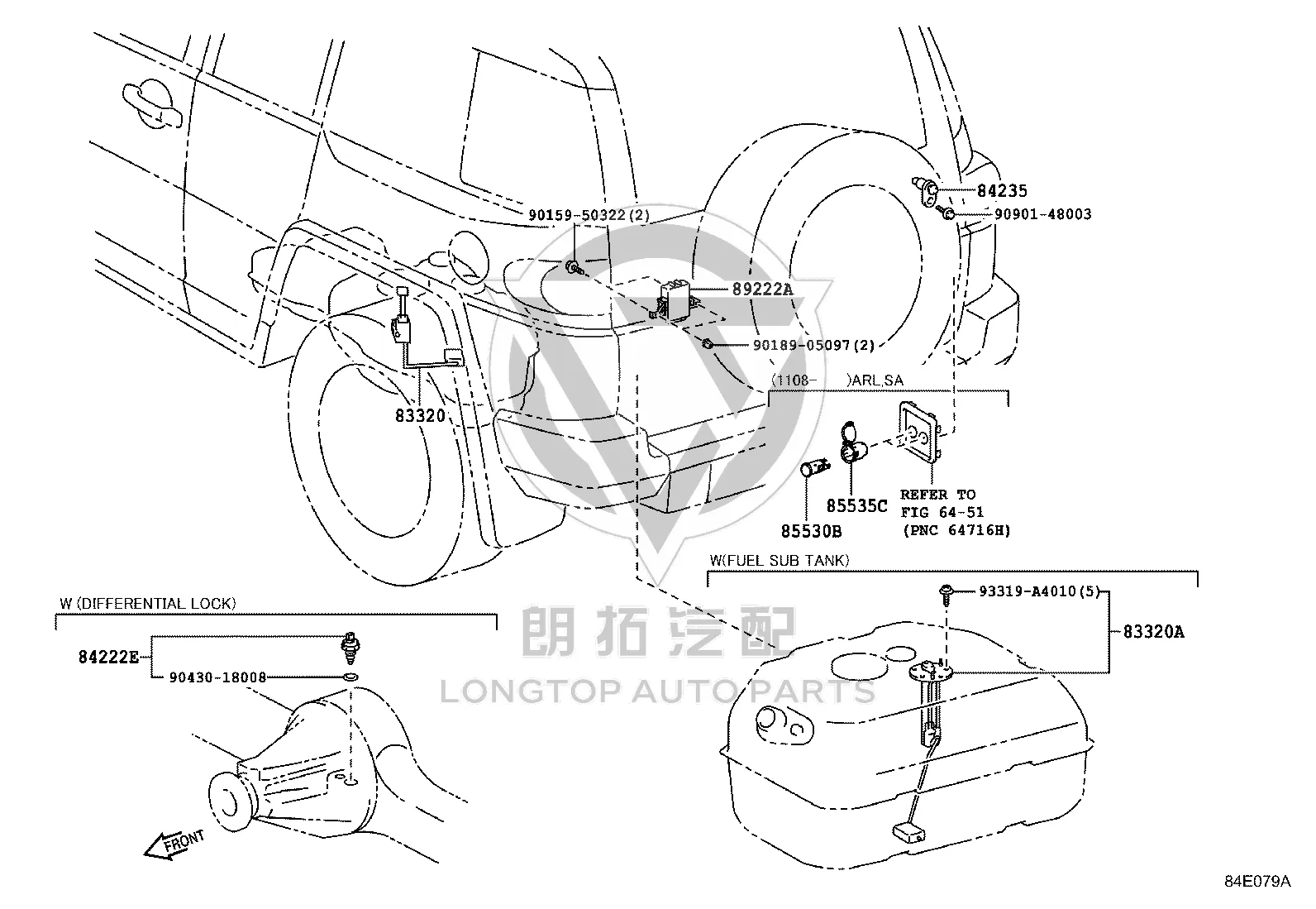 Fuel Position Sensor 83320-35640 for Toyota FJ Cruiser