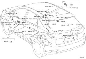 Fuel Position Sensor 83320-48050 for Lexus RX270