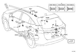 Fuel Position Sensor 83320-49205 for Toyota Harrier