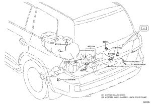Fuel Position Sensor (Right) 83320-69545 for Toyota Land Cruiser