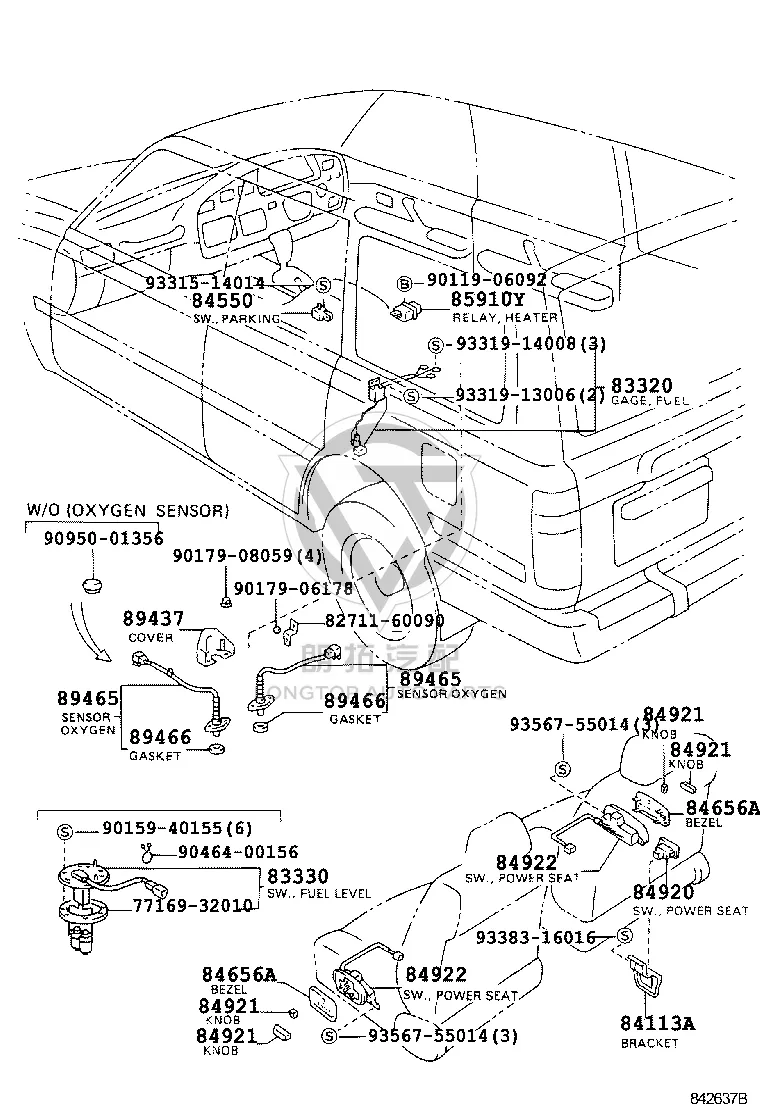 Fuel Position Sensor 83320-69055 for Toyota Land Cruiser