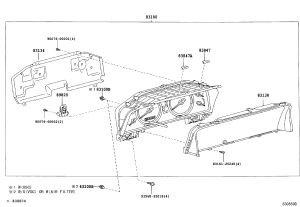 Combination Instrument Assembly 83800-6E381 for Toyota Land Cruiser