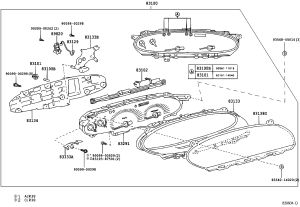 No. 3 Instrument Cluster Plate 83813-28840 for Toyota Previa