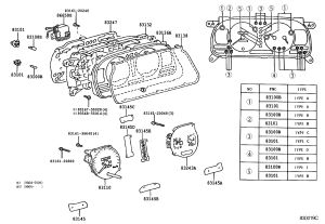 No.4 Instrument Light Cover 83832-6A740 for Toyota Land Cruiser 90