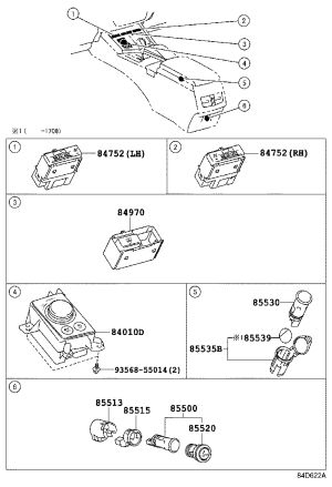 Cigarette Lighter 85500-50090 for Toyota Highlander