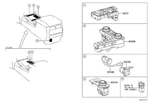 Air Conditioner Controller Trim Panel 84010-60B81 for Toyota Land Cruiser