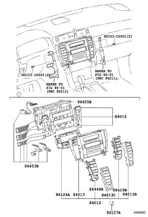 Integrated Panel Sub-Assembly 84013-30100 for Toyota Crown
