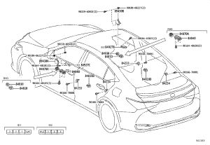 Rear Door Window Switch 84810-33150 for Lexus ES350