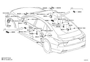 Front Left Window Glass Control Switch 84040-50230 for Lexus LS500