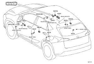 Front Door Window Switch 84040-78030 for Lexus NX Series