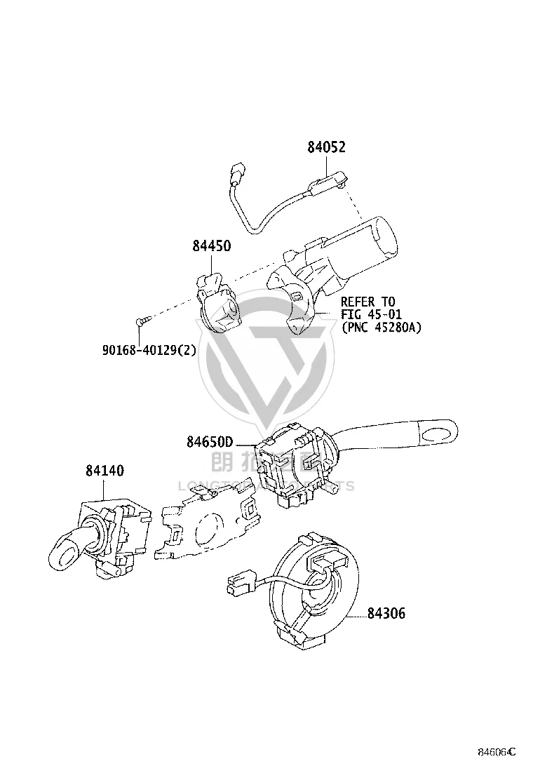 Light switch 84140-02270 for Toyota Corolla