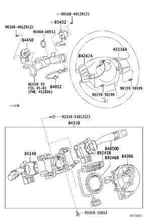 Airbag Spiral Cable 84306-60100 for Toyota FJ CRUISER