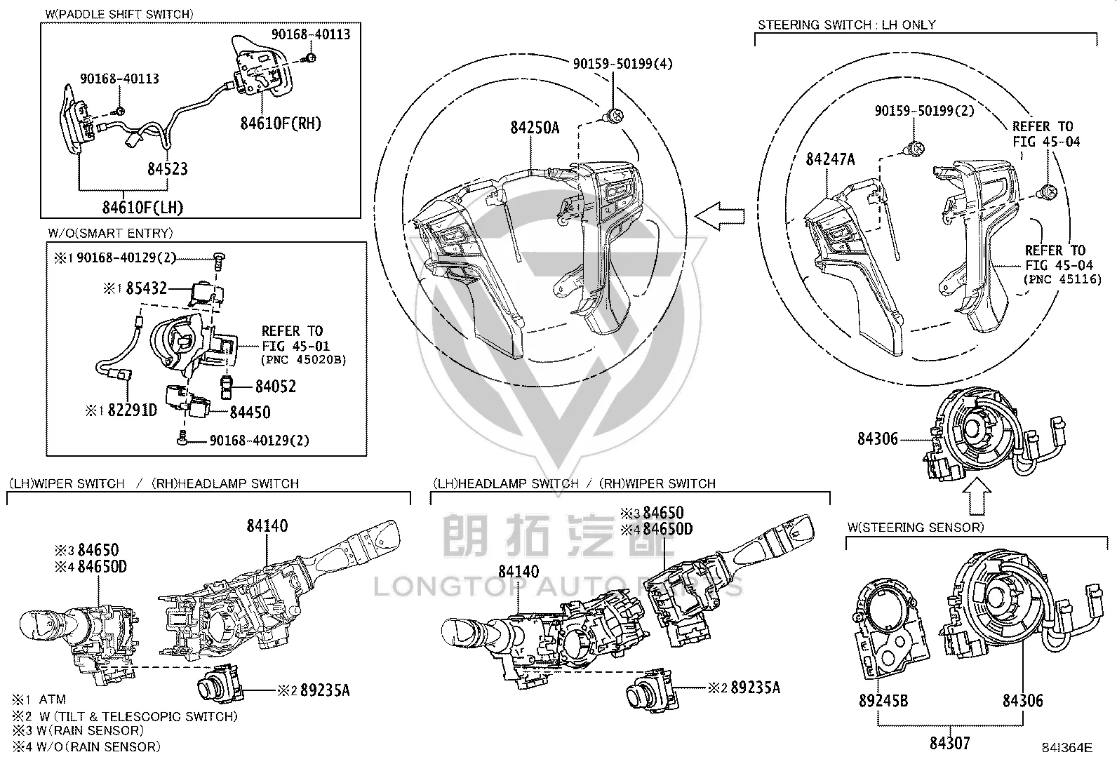 Airbag Coil 84307-60141 for Toyota Land Cruiser Prado