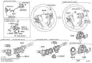 Airbag Coil 84307-60170 for Toyota Land Cruiser