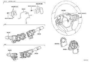 Light Switch 84140-78010 for Lexus LM350