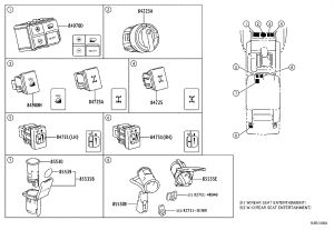 Transfer Case Position Switch 84223-60030 for Toyota Land Cruiser Prado
