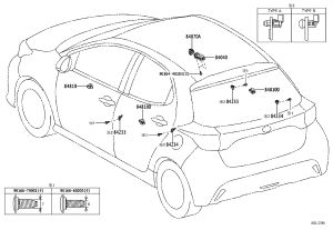 Tailgate Switch 84231-53010 for Toyota 4RUNNER