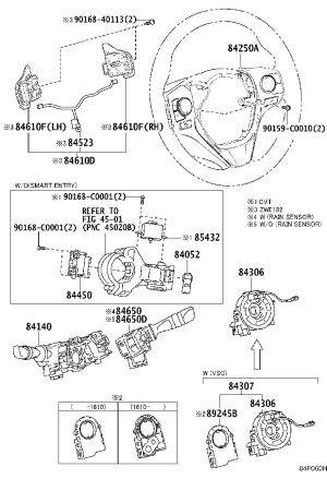 Airbag Coil 84308-02020 for Toyota Camry
