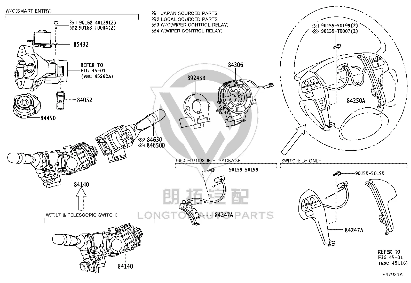 Airbag Clock Spring 84306-06100 for Toyota Innova
