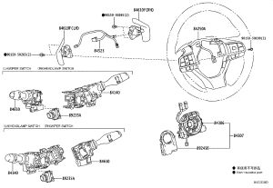 Airbag Coil 84307-60110 for Lexus GS SERIES