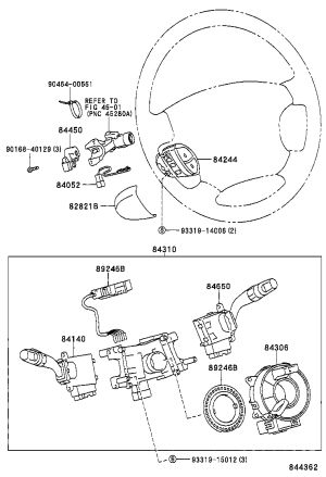 Airbag Coil 84306-60080 for Toyota 4RUNNER