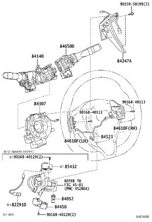 Airbag Spiral Cable 84307-75010 for Toyota MARK X