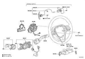 Airbag Coil 84308-02170 for Toyota AVALON