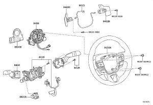 Airbag Coil 84308-78080 for Toyota ALPHARD
