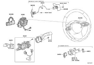 Combination Switch Body 84319-11010 for Toyota ALPHARD