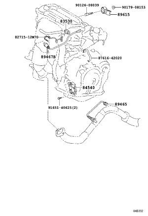 Front Oxygen Sensor 89467-72010 for Toyota RUKUS