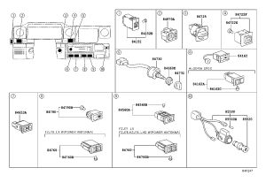 Fog Light Switch Bulb 84999-10170 for Toyota Celica